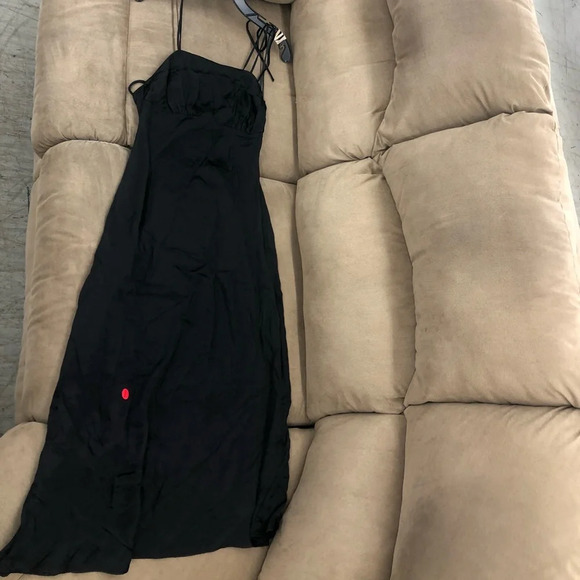 Zara MIDI SLIP SATIN DRESS Straight Neck w/versatile Spaghetti Straps - Picture 8 of 15